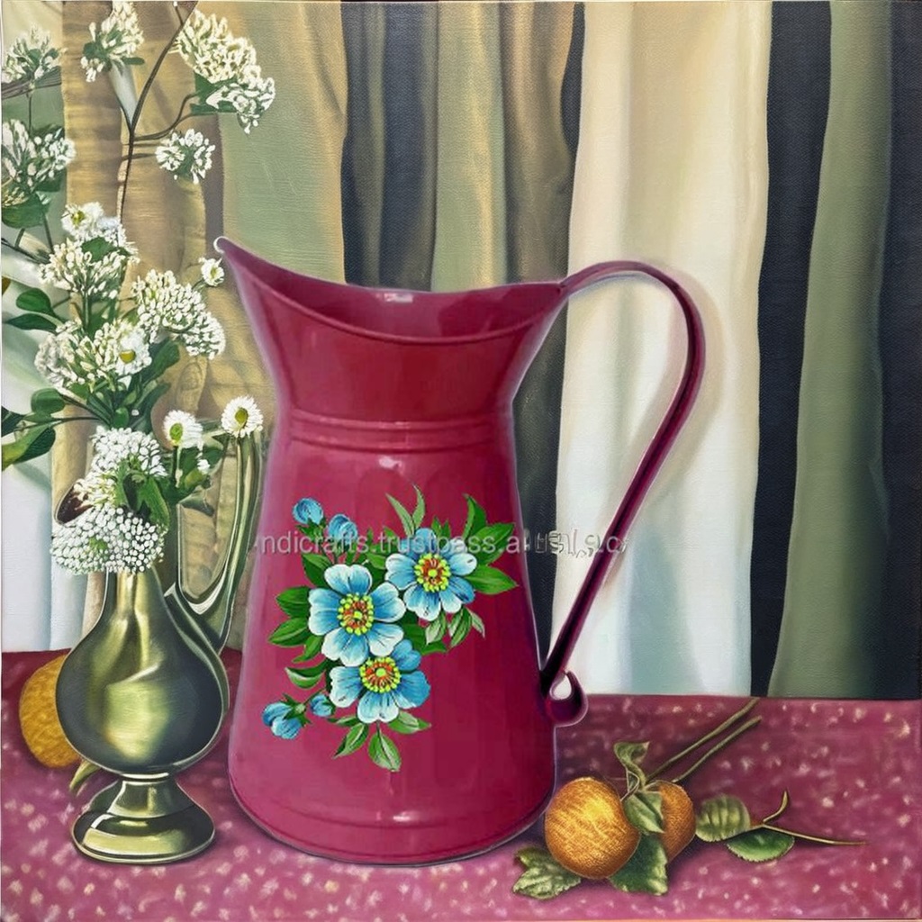 Galvanized Metal Pitcher