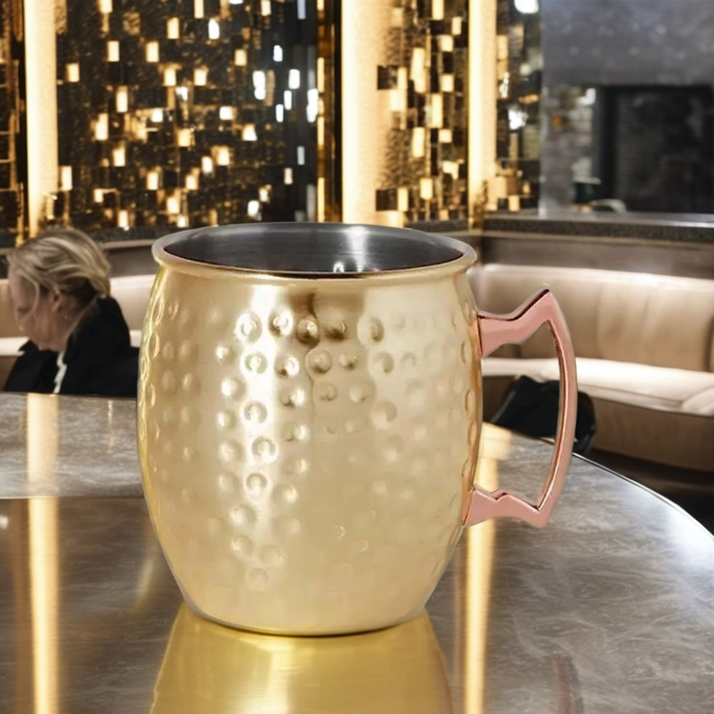 Pure Copper Hammered Moscow Mule Mug
