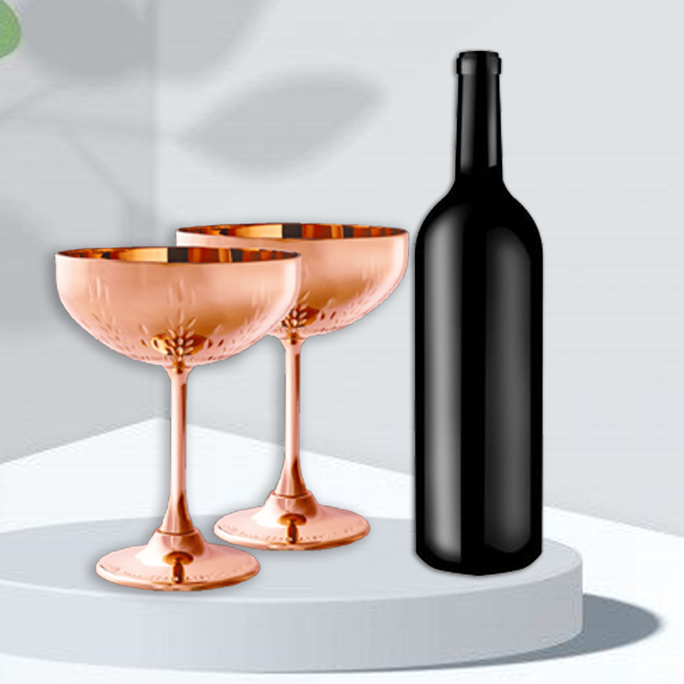 Champagne Glass Stainless Steel Wine Glass