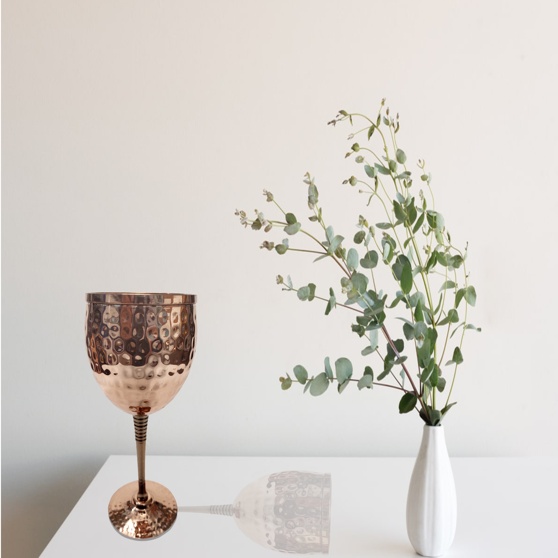 Hammered Goblet