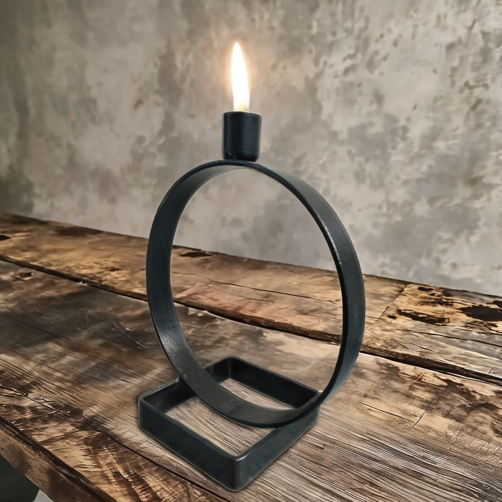 Modern Metal Candle Holder
